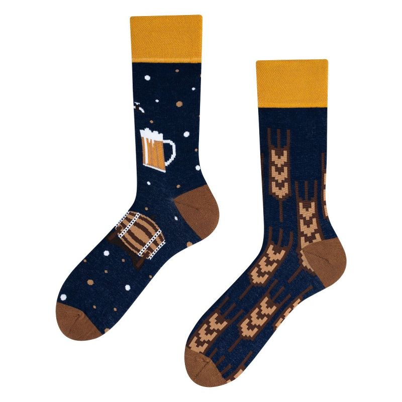 Cold Beer,Todo Socks, Zimne Piwko, Kolorowe Skarpetki dla piwosza