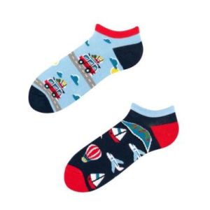 Stopki, Adventure Socks Low, Todo Socks, Podróże, Pojazdy, Kolorowe