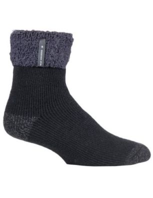 Męskie skarpety do spania Heat Holders SLEEP SOCKS MEN z wywijanym mankietem