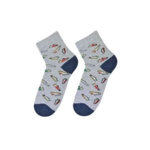 Kolorowe skarpetki Cotton Socks 748, wesołe motywy- Trampki